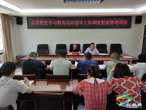 【奮斗百年路 啟航新征程】​縣委黨史學習教育巡回指導組召開工作調度會