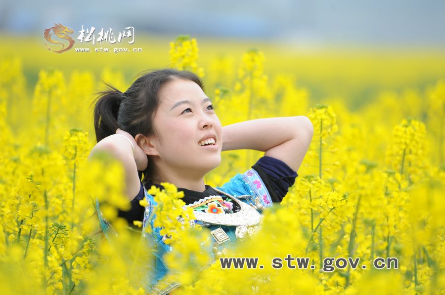 梵凈府城――孟溪，油菜花開了