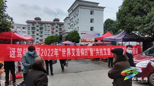 迓駕鎮(zhèn)開展2022年“世界艾滋病日”暨 “共抗艾滋?共享健康”宣傳活動