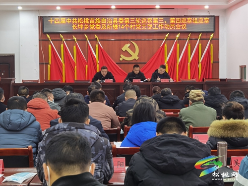 縣委第三輪巡察第三巡察組、第四巡察組巡察長坪鄉(xiāng)黨委及所轄村黨支部工作 動員會召開