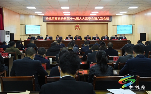松桃苗族自治縣第十七屆人大常委會第六次會議召開