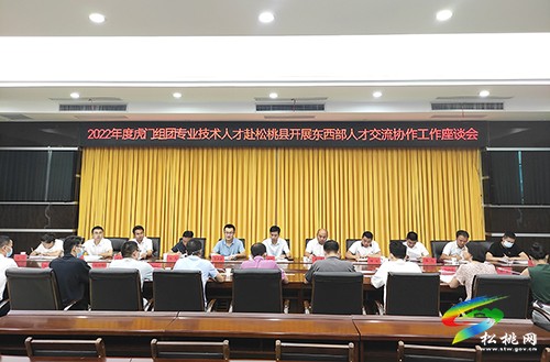 2022年度虎門組團(tuán)專業(yè)技術(shù)人才赴松桃開展東西部人才交流協(xié)作工作座談會召開