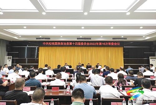 2022年縣委第16次常委會議召開