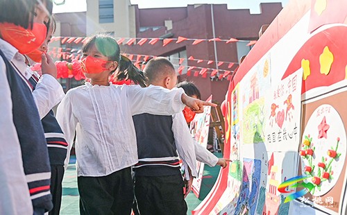 松桃實(shí)驗(yàn)幼兒園開展歡慶國慶節(jié)活動(dòng)