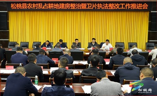 全縣農(nóng)村亂占耕地建房整治暨衛(wèi)片執(zhí)法整改工作推進(jìn)會召開