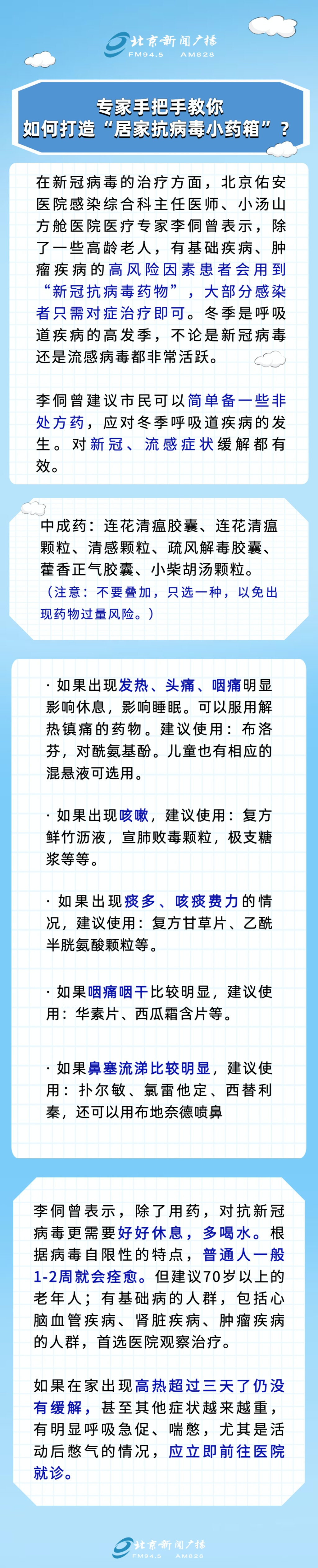 新冠發(fā)病7日?qǐng)D，居家小藥箱應(yīng)備這些藥