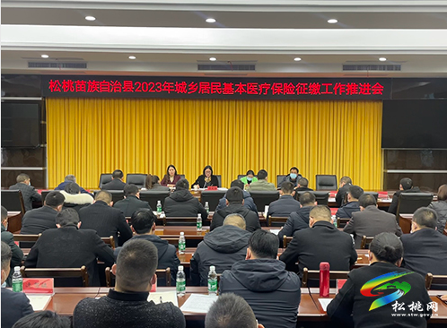 松桃2023年度城鄉(xiāng)居民基本醫(yī)療保險征繳工作推進會召開