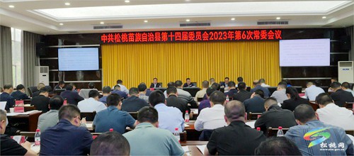 縣委2023年第6次常委會(huì)議召開