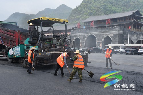 松桃潛龍洞景區(qū)提質(zhì)升級改造如火如荼
