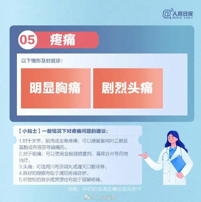新冠轉陰后9種常見遺留癥狀，這些情形要就診