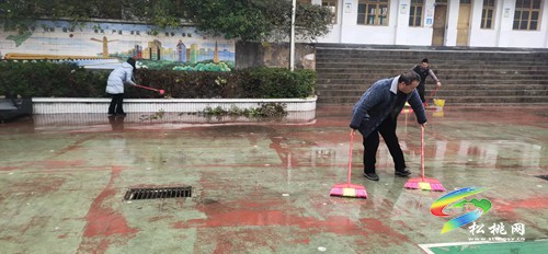 妙隘鄉(xiāng)完小與春天同行六舉措做好開學(xué)工作