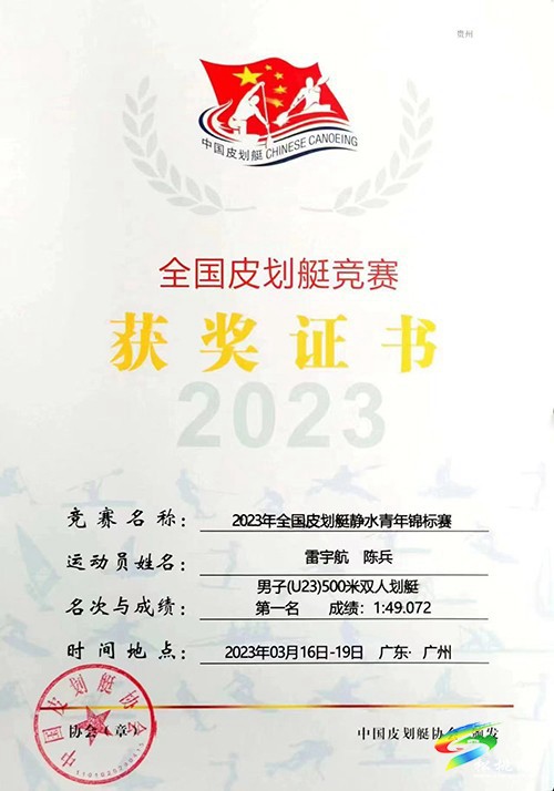 加強“內(nèi)功”修煉  做新時代合格青年冠軍！松桃運動員在全國皮劃艇靜水青年錦標賽斬獲佳績