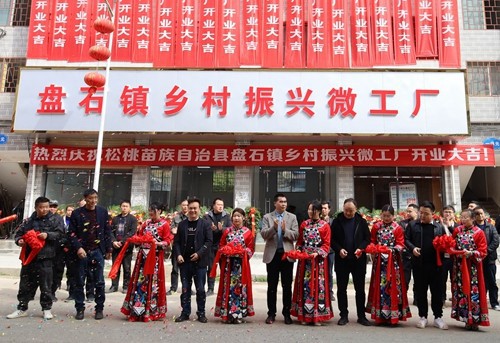 盤石鎮(zhèn)：強(qiáng)村富民微工廠開業(yè)