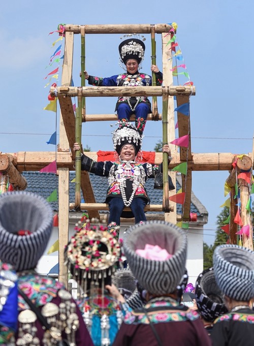 木樹鎮(zhèn)濫泥村:精彩!黔湘渝同胞歡度 “春社節(jié)”