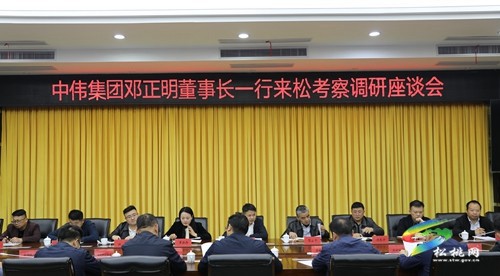 中偉集團來我縣考察