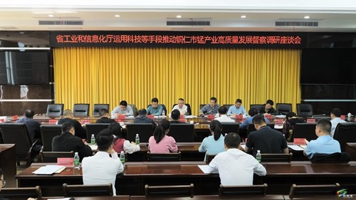 省工業(yè)和信息化廳來松調(diào)研錳污染治理和錳產(chǎn)業(yè)高質(zhì)量發(fā)展工作