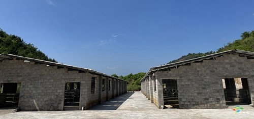 世昌街道石花社區(qū)肉牛養(yǎng)殖基地一期工程竣工