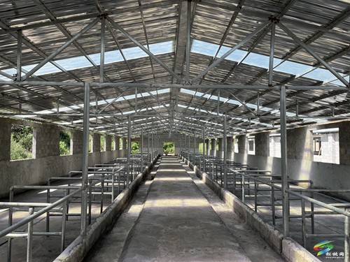 世昌街道石花社區(qū)肉牛養(yǎng)殖基地一期工程竣工
