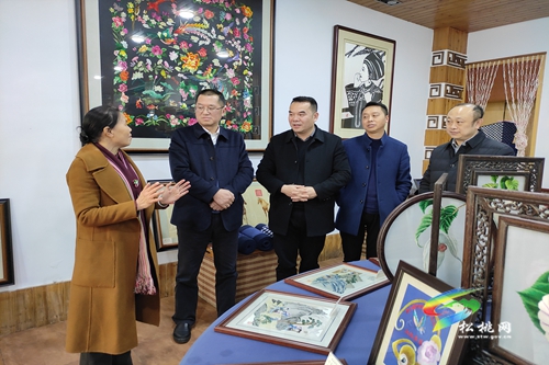 長沙市人民政府副秘書長戴建文一行來松考察文旅產(chǎn)業(yè)發(fā)展
