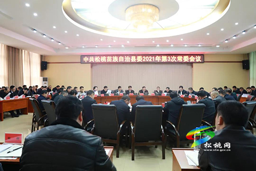 中共松桃苗族自治縣委2021年第三次常委會(huì)議召開(kāi)
