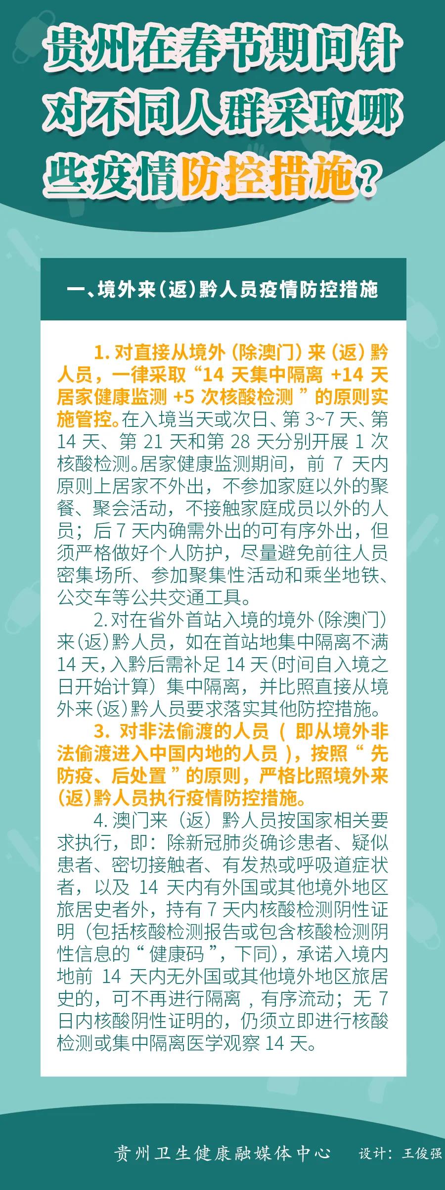 春節(jié)期間，貴州針對(duì)不同人群采取哪些疫情防控措施？