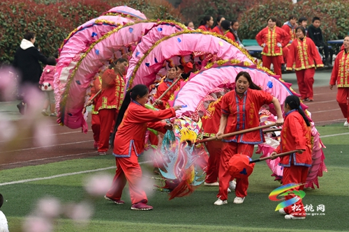 【網(wǎng)絡(luò)中國(guó)節(jié)•元宵】寨英鎮(zhèn)落滿村：非遺滾龍迎元宵