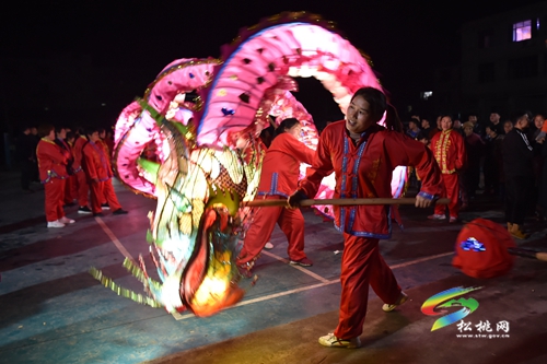 【網(wǎng)絡(luò)中國(guó)節(jié)•元宵】寨英鎮(zhèn)落滿村：非遺滾龍迎元宵