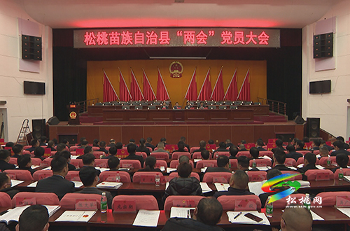 松桃苗族自治縣“兩會(huì)”黨員大會(huì)召開(kāi)