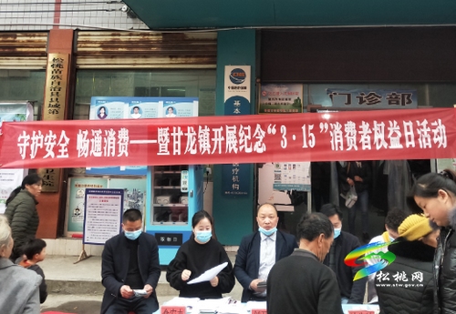 甘龍鎮(zhèn)開展“3·15”消費者權益日系列活動