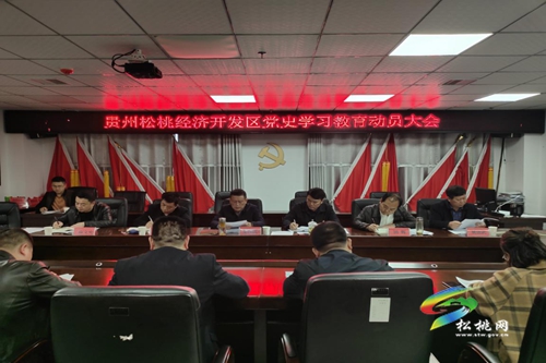 松桃經(jīng)開區(qū)黨史學習教育動員會召開