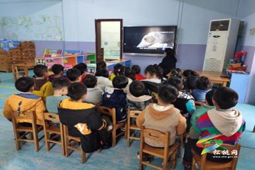 孟溪幼兒園組織觀看安全教育影片