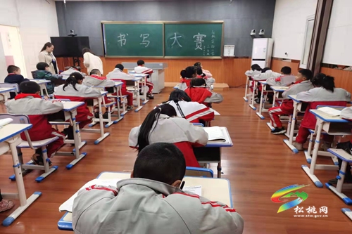 縣實驗小學開展?jié)h字書寫大賽活動