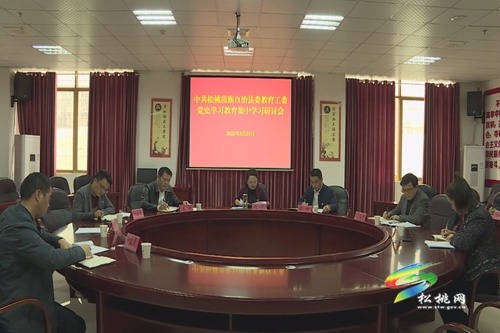 【奮斗百年路 啟航新征程】縣委教育工委在學史研討中“比學趕超”
