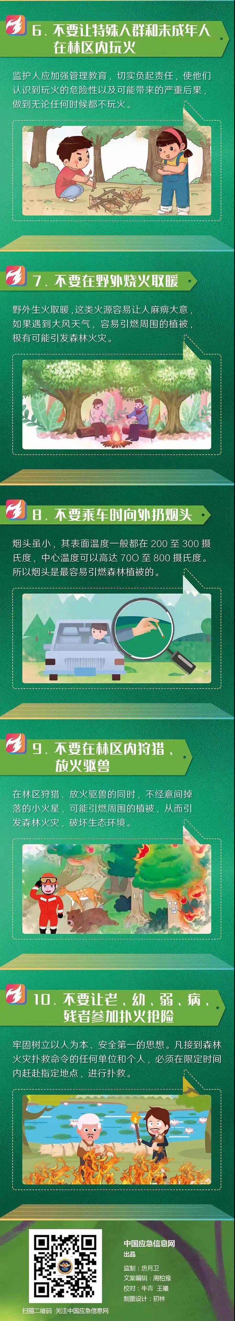 應(yīng)急科普丨森林防火“十不要”