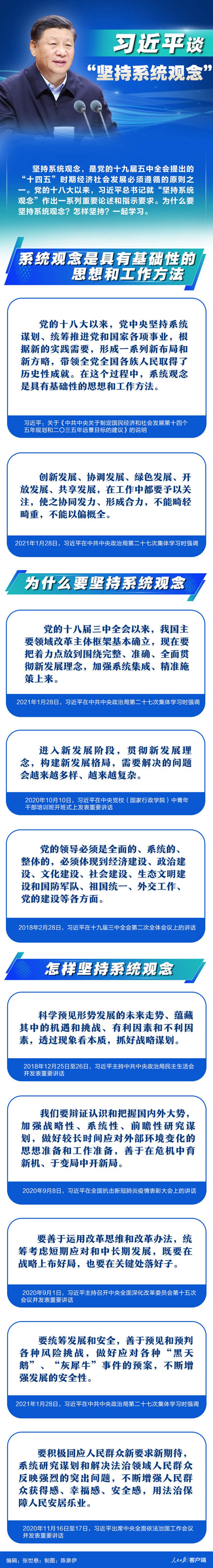 習(xí)近平談“堅(jiān)持系統(tǒng)觀念”