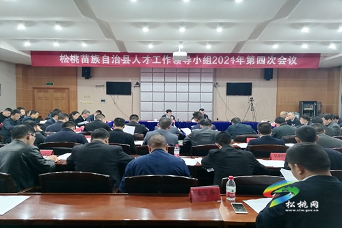 松桃召開人才工作領(lǐng)導(dǎo)小組2021年第四次會(huì)議