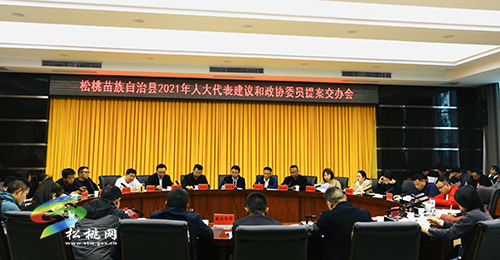 ​松桃2021年人大代表建議和政協(xié)委員提案交辦會召開