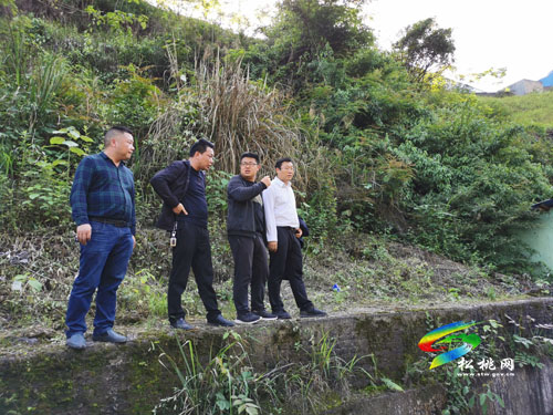 吳廷友到三和錳業(yè)集團2#錳渣庫調(diào)研