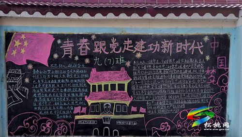 【奮斗百年路 啟航新征程】盤(pán)信民族中學(xué)開(kāi)展“學(xué)黨史·我爭(zhēng)先”黑板報(bào)比賽