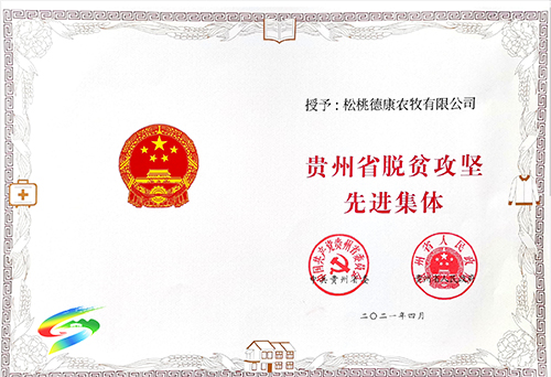 ​松桃德康牧業(yè)：榮獲貴州省脫貧攻堅先進集體