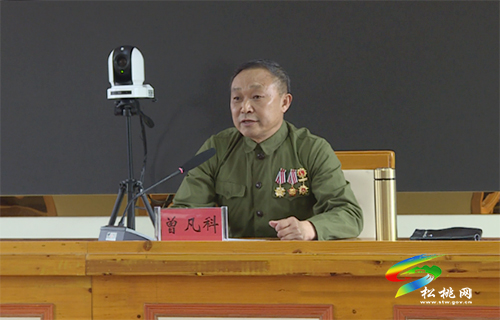 “四史三情宣講行　志愿五老頌黨恩”進軍營宣講活動走進縣人武部