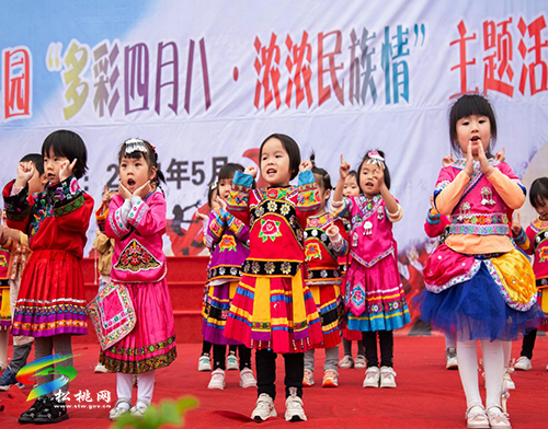 ​松桃第二幼兒園舉行“多彩四月八.濃濃民族情”主題活動(dòng)