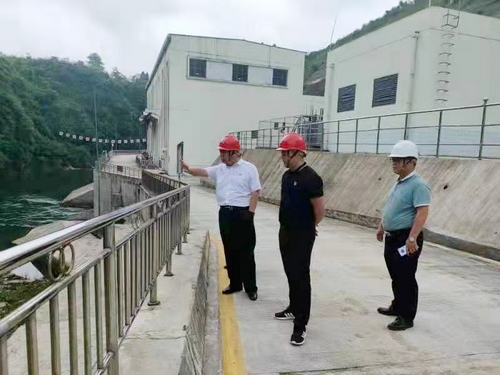 舒鴻到大興、正大開展汛期期間水庫安全檢查工作
