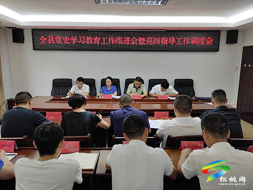 【奮斗百年路　啟航新征程】松桃召開黨史學(xué)習(xí)教育工作推進(jìn)會(huì)暨巡回指導(dǎo)工作調(diào)度會(huì)