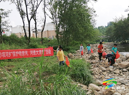 沙壩河鄉(xiāng)中學：保護母親河，我們在行動