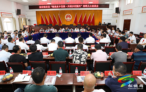 盤信鎮(zhèn)召開首屆“暢談家鄉(xiāng)發(fā)展，共謀鄉(xiāng)村振興”春暉人士座談會
