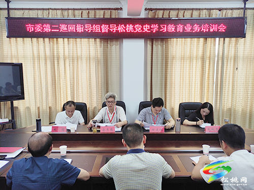 ​【奮斗百年路　啟航新征程】​市委黨史學(xué)習(xí)教育第二巡回指導(dǎo)組督導(dǎo)松桃黨史學(xué)習(xí)教育業(yè)務(wù)培訓(xùn)會召開