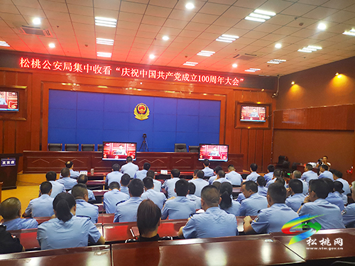 松桃苗族自治縣社會(huì)各界收聽收看中國共產(chǎn)黨成立100周年大會(huì)