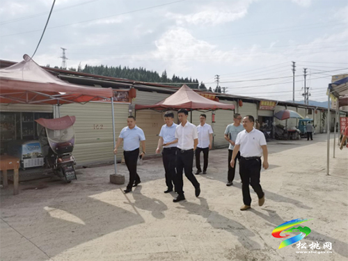黃沛民到蓼皋街道育才社區(qū)調(diào)研公共設(shè)施及農(nóng)貿(mào)市場建設(shè)工作