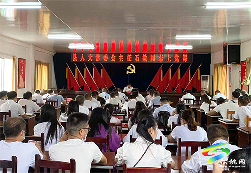 石敏到世昌街道宣講習(xí)近平總書記“七一”重要講話精神并上專題黨課
